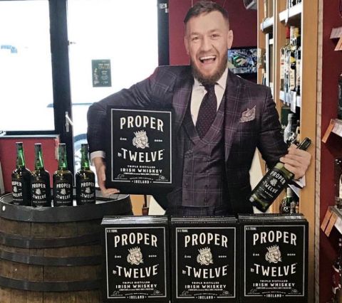 Conor McGregor and his Proper 12 Whiskey